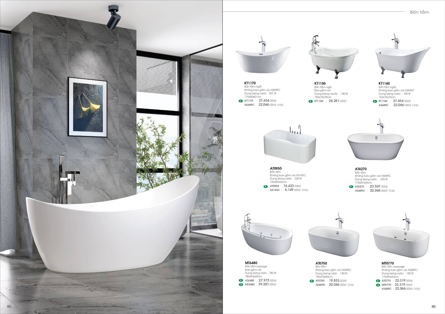 Thiết bị vệ sinh CAESAR Catalogue và Bảng giá mới nhất 2025 /Page 44